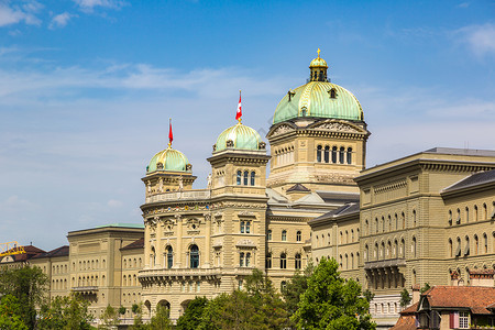 瑞士联邦世界房子高清图片