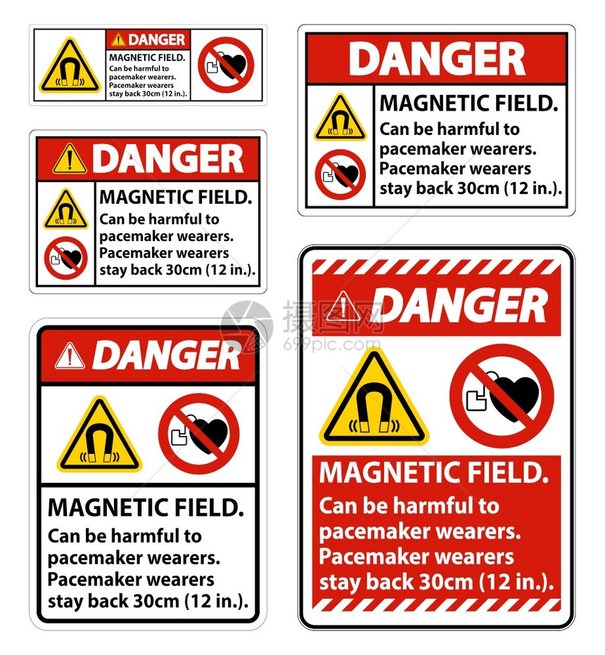 磁场危险可能对起搏器磨损者有害图片