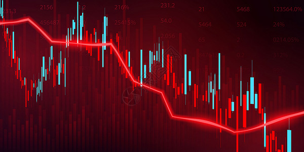 含有图表商业和金融概念及报告抽象技术通信概念矢量背景的经济图表图片