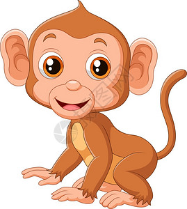 可爱小猴子图片