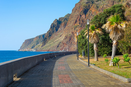 礼仪送水素材在Jardimoar村的空礼仪马吉拉岛Portugal背景