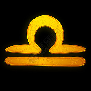 天秤座连线图装饰着金色的黄字形星的象征解放图背景