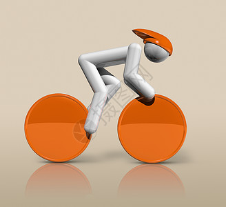 骑自行车图标三维自行车赛道符号奥林匹克运动插图三维自行车赛道图标奥林匹克运动背景