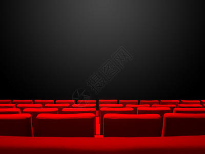 电影公众素材红色座位和黑复制空间背景的电影剧场红色座位和黑背景的电影剧场背景