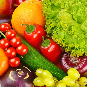 蔬菜和水果的杂类图片