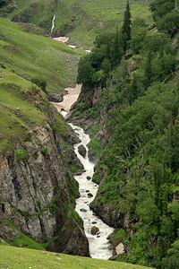 利德尔从蒂苏河顶起的jhelam河JukshirInda背景