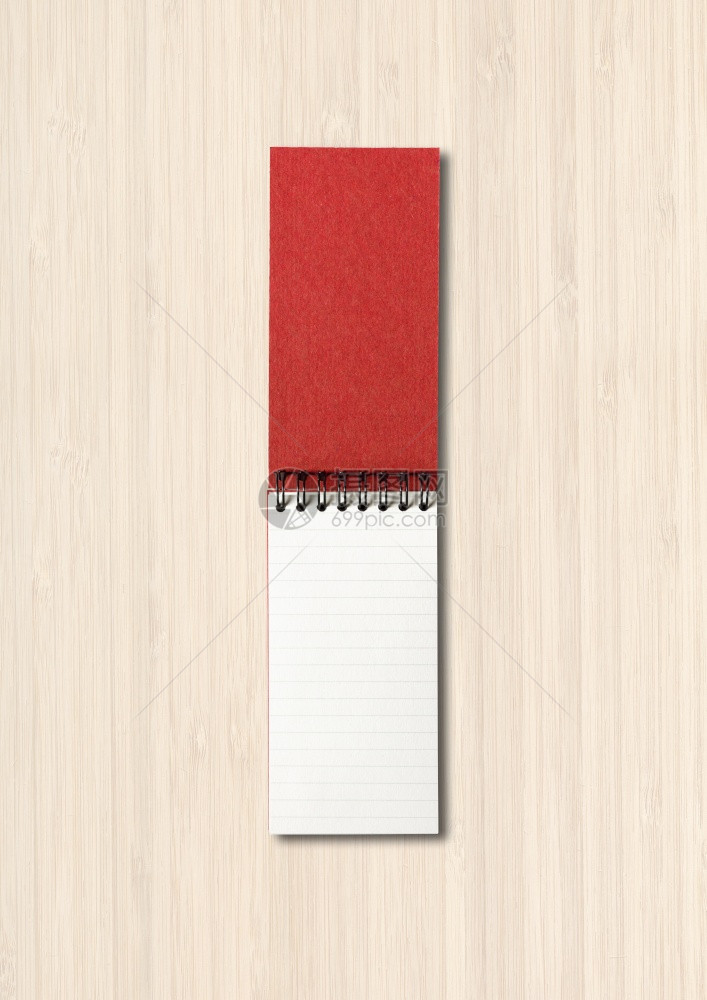 白木背景上孤立的空白开螺旋笔记本模型白木背景上孤立的空白开螺旋笔记本图片