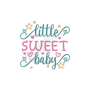 小甜的婴儿引用字母图片