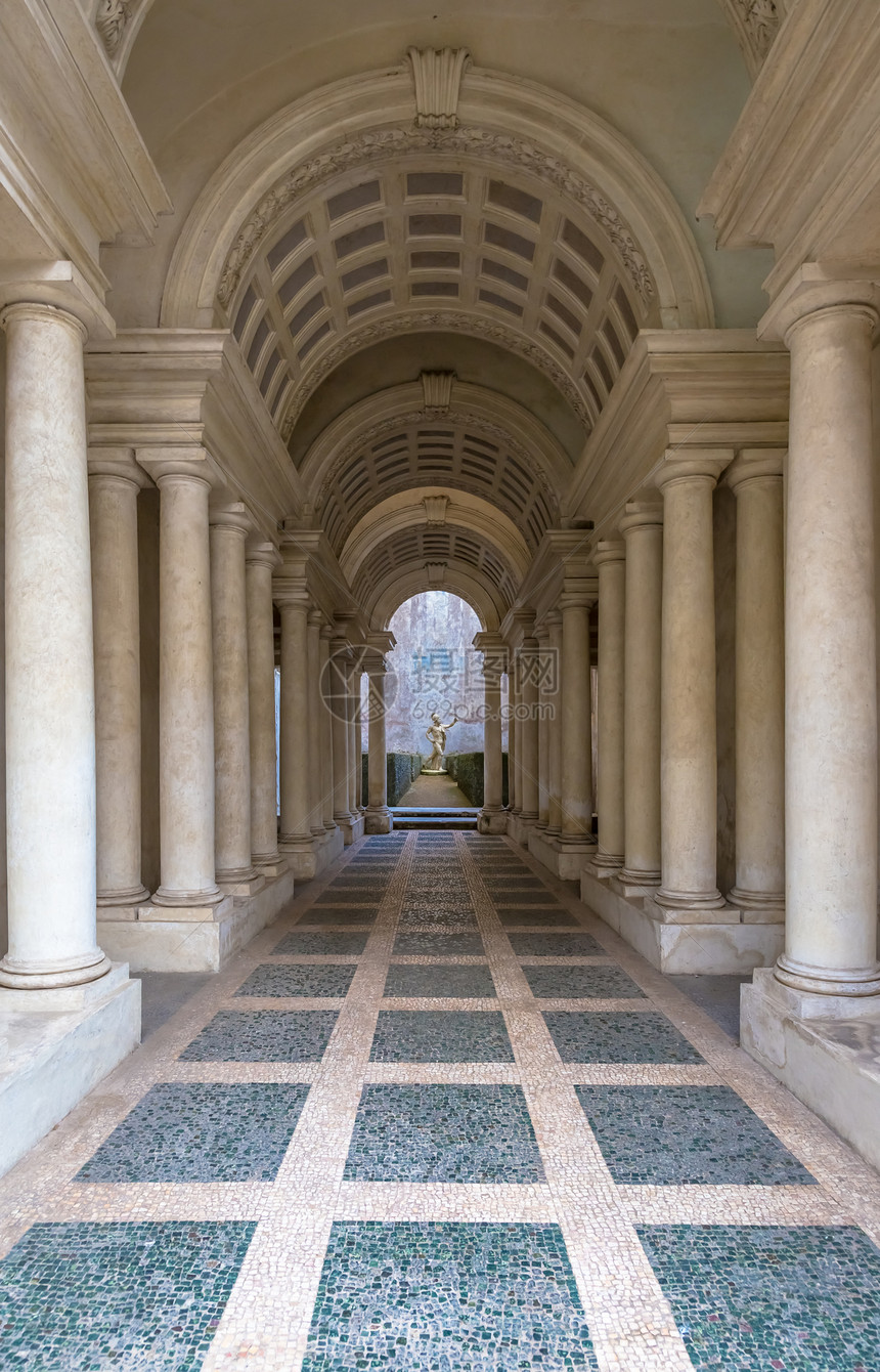 2018年月3日无血博罗米bormin视角走廊在这个豪华宫殿内挂大理石柱图片