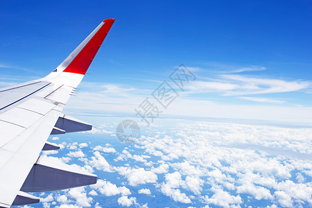 飞机窗口的机翼视图图片