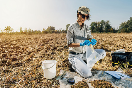 环境保护有机土壤认证肥力分析图片