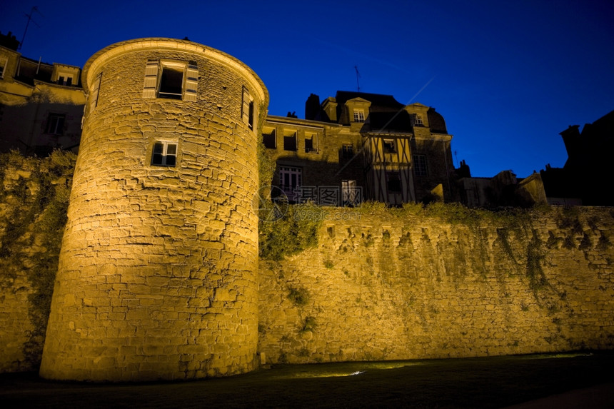 历史之城凡内斯位于法国的布里塔尼图片