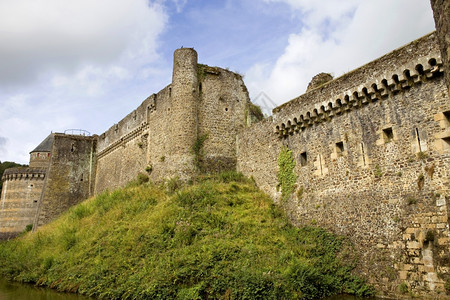 以法兰西北布里塔尼的山岳之城堡为例高清图片
