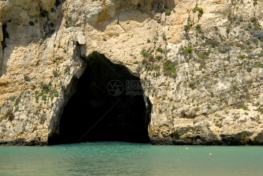 哥佐岛海边的德韦吉拉洞穴麦尔塔图片