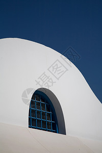 桑托里尼岛传统希腊住房图片