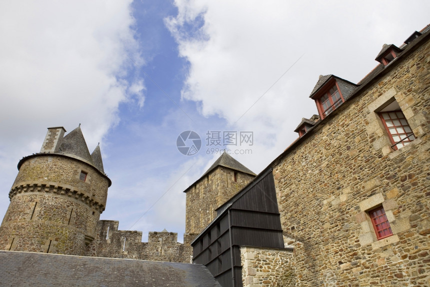 以法兰西北布里塔尼的山岳之城堡为例图片