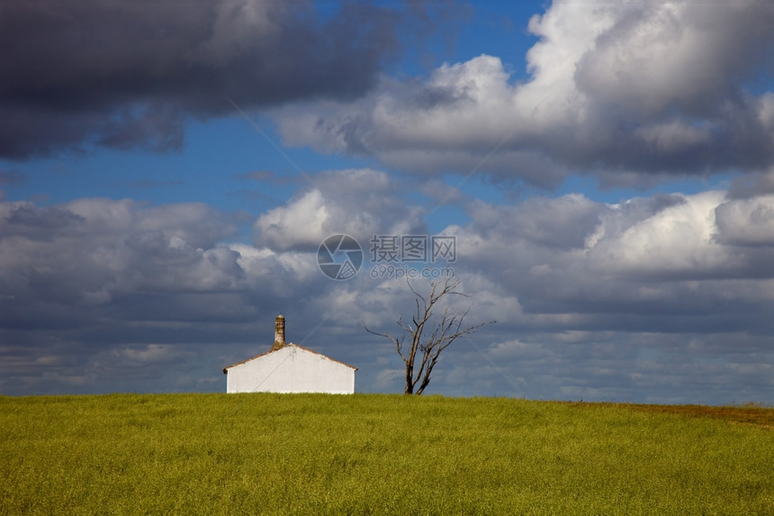 Alentjoprtugal绿地典型乡村住宅图片