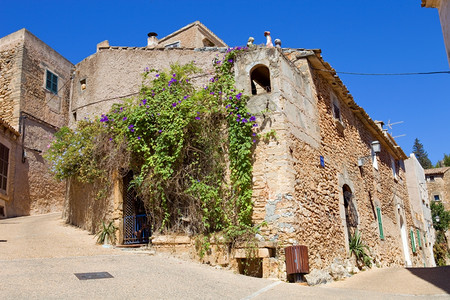 古老的Capder村在梅多卡西班牙高清图片
