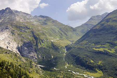 斯皮茨霍恩南阿尔卑斯山伯恩州瑞士背景