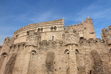 中世纪城堡伯爵墓穴城堡历史市中心图片