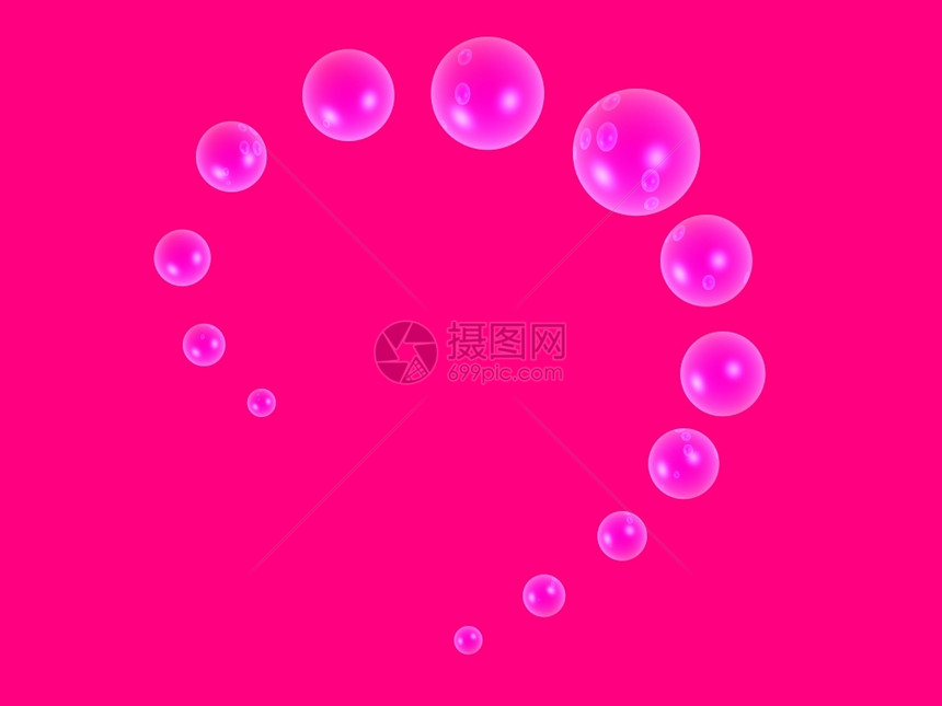 粉色球闪亮的背景图片