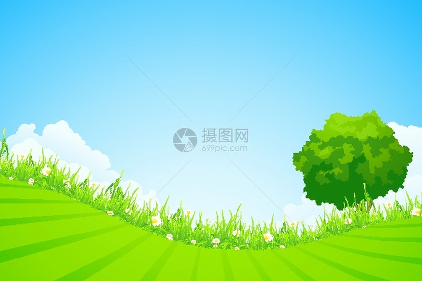 绿色景观图片