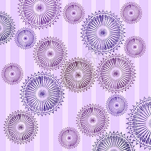 紫环和条纹抽象艺术图片