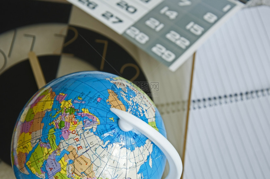 全球商业日历计算器和笔记本图片