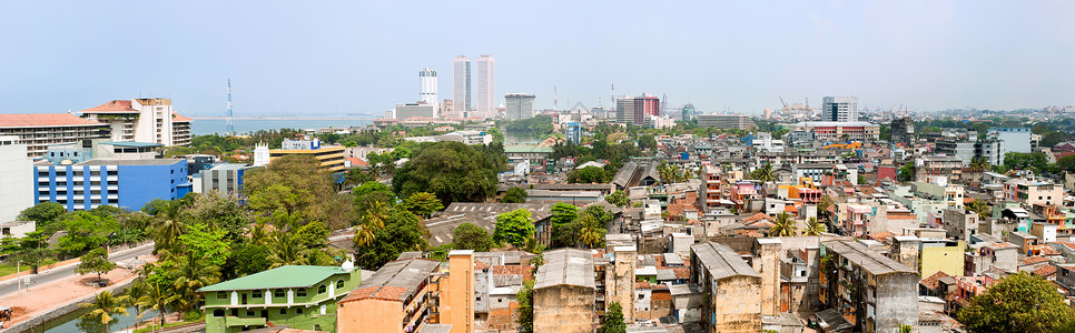 斯里兰卡首都科伦坡全景图片