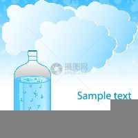 水瓶和云彩图片