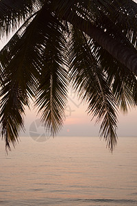 海洋日落泰国高山井岛图片