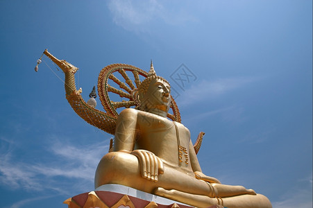 Bigbuddha雕像泰国KohSamui岛图片