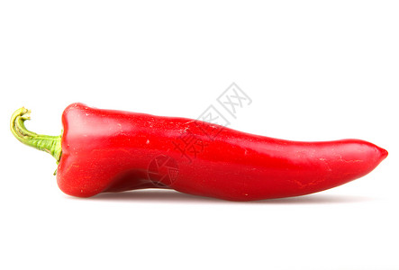 白色背景的红辣椒背景图片