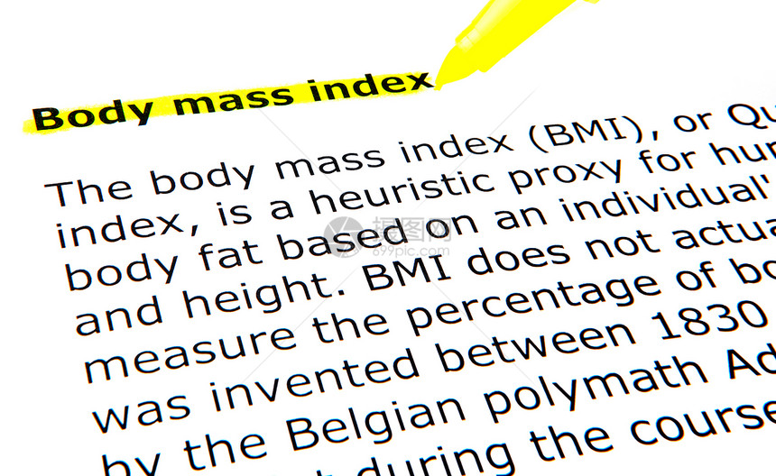 BMI身体质量指数图片