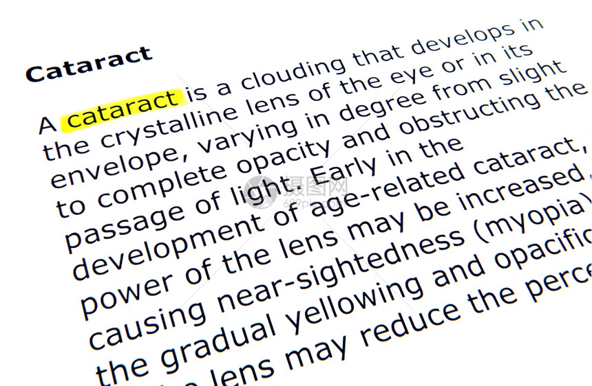 白内障图片