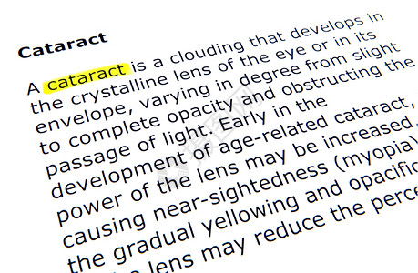 白内障背景图片
