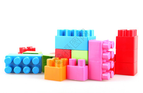 塑料构件玩具塑料块高清图片