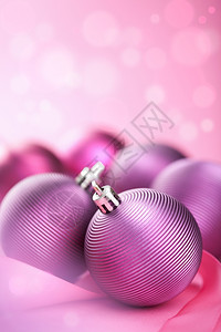 紫色圣诞节球图片