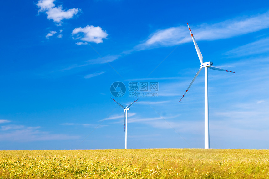 风力涡轮机景观环境特有能源图片