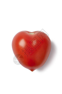 白底红番茄形状图片