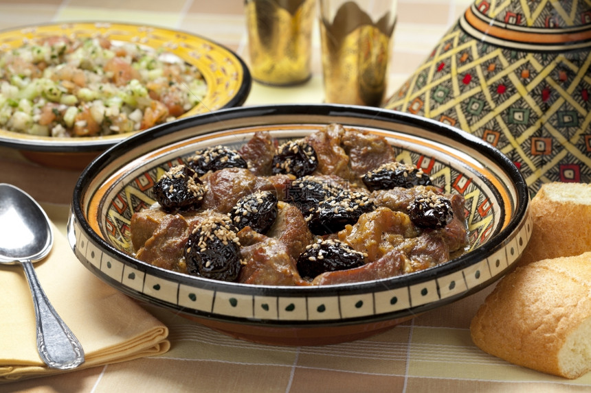 摩洛哥菜肉李子西米籽图片