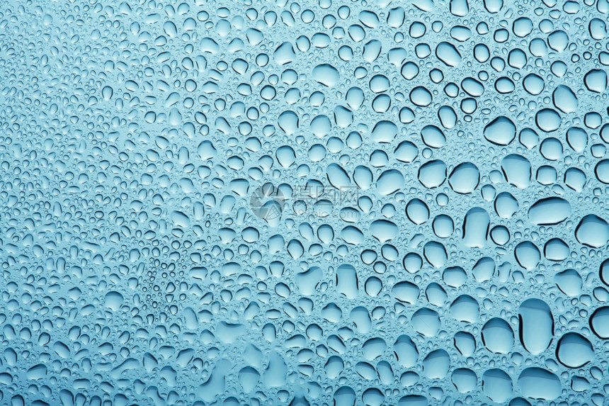 蓝色水滴背景图片