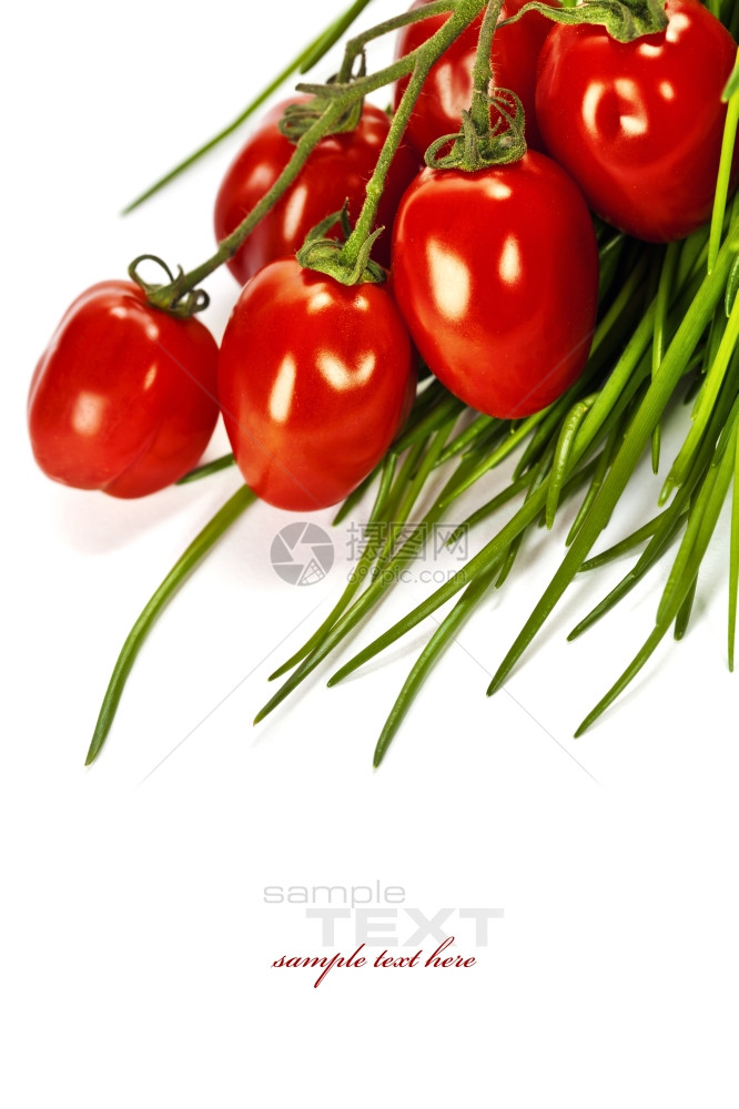 白对的番茄和黄瓜图片