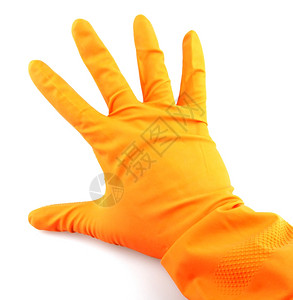 橙色手套图片