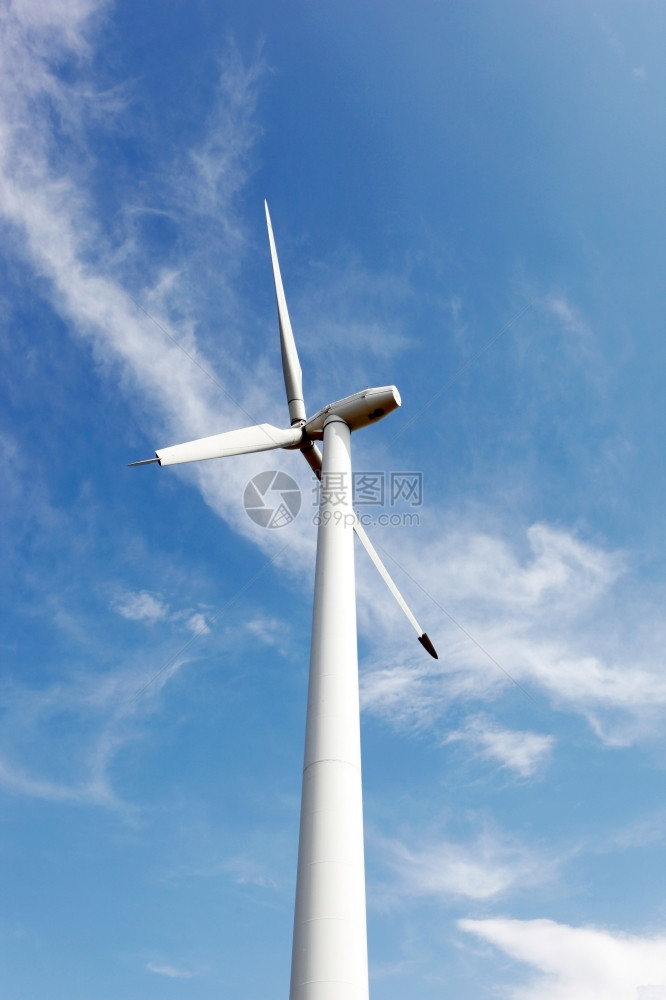 高空风力涡轮机图片