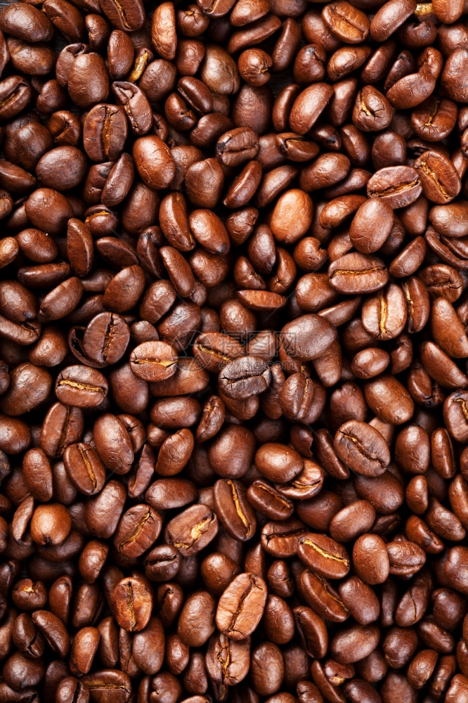 烤熟咖啡豆背景图片