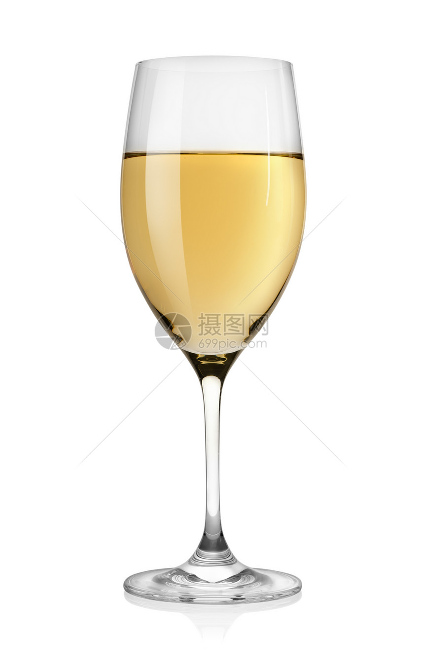 白葡萄酒背景孤立的葡萄酒图片