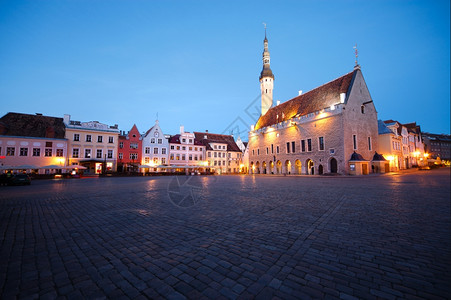 爱沙尼亚塔林市政厅广场图片