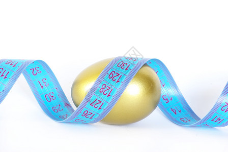 金蛋上面有测量胶带的金蛋图片