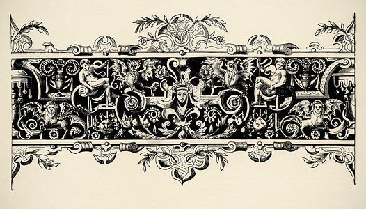 阿拉伯复兴16世纪的雕刻版权失效图片